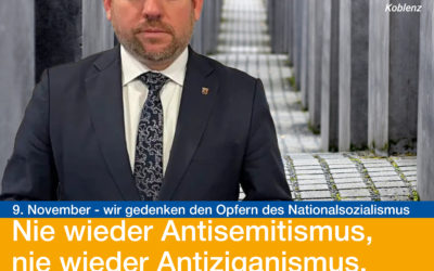 9. November – wir gedenken den Opfern des Nationsozialismus